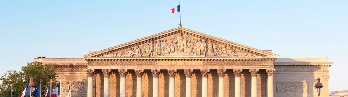 Facade de l'Assemblée Nationale